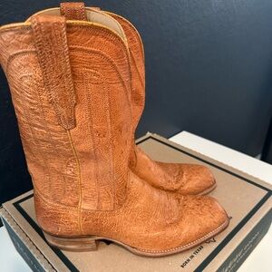 Tecovas Ostrich Cowboy Boots